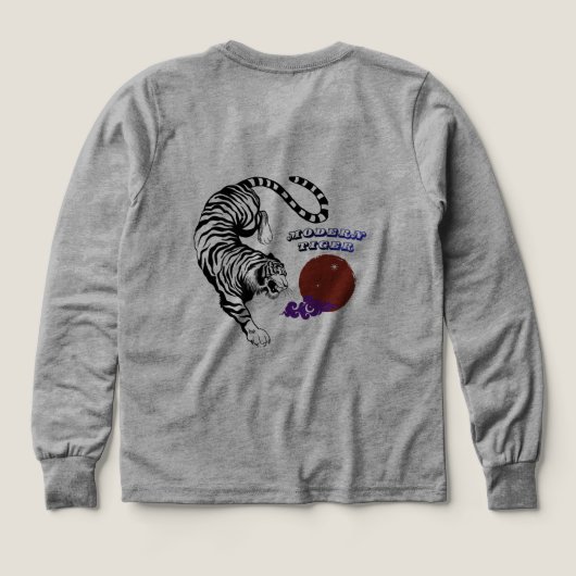 Modern Tiger Graphic Art (Achterkant)