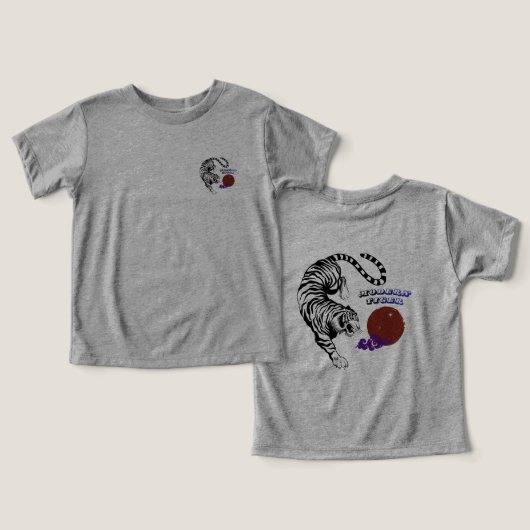 Modern Tiger Graphic Art (Ontwerp Voorkant & Achterkant)