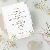 Modern tijdloos Elegant Goud Eenvoudig Sage Groen Menu