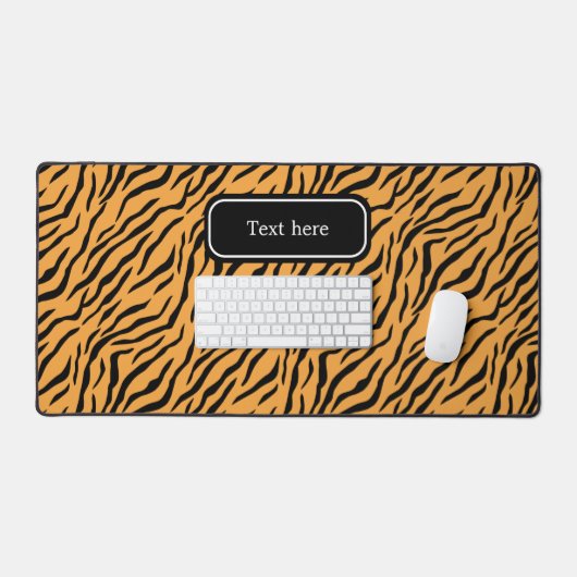 Modern Tijger Patroon Bureaumat (Keyboard & Muis)