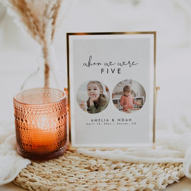 Modern toen we waren leeftijd foto tafel nummer (Creator heeft geüpload)