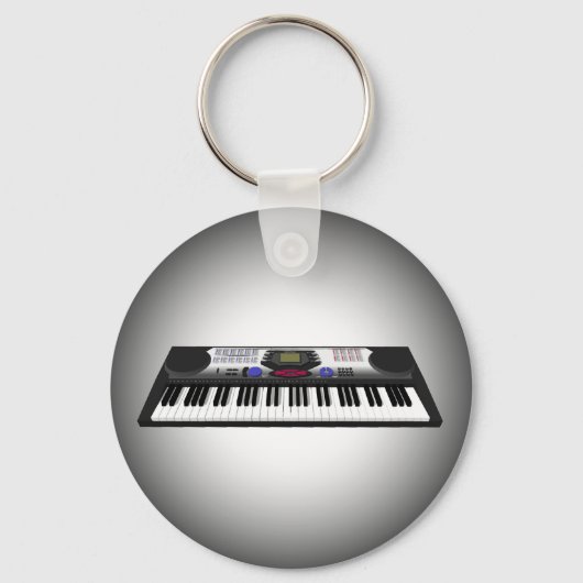 Modern toetsenbord Synth: 3D model: Sleutelhanger (Voorkant)