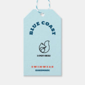 Modern Toevoegen Logo Kleding voor kleine bedrijve Cadeaulabel (Voorkant)