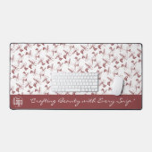 Modern Topaz Haarstylist Gereedschapspatroon op wi Bureaumat (Keyboard & Muis)