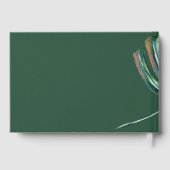 Modern Topical Monstera Leaf Gastenboek (Achterkant)