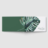 Modern Topical Monstera Leaf Gastenboek (Volledig)