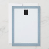 Modern Torah Dank je grijs en blauw Bedankkaart (Achterkant)