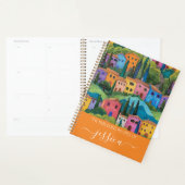 Modern Toscane patroon naam recept Planner (Display)