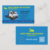 Modern Towing Service | blauw Visitekaartje (Voorkant / Achterkant)