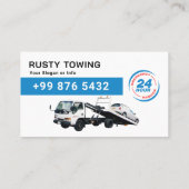 Modern Towing Service | wit Visitekaartje (Achterkant)