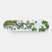 Modern Traditional Chinees Natuur Scene Graphic Persoonlijk Skateboard (Horizontaal)