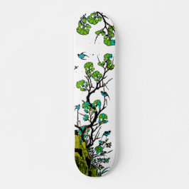 Modern Traditional Chinees Natuur Scene Graphic Persoonlijk Skateboard