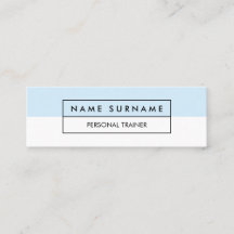 Modern Trainer Pastel Blue Mini Visitekaartje