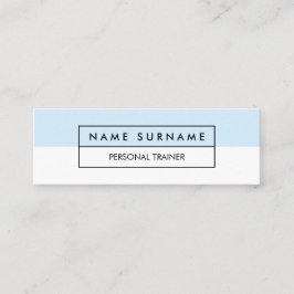 Modern Trainer Pastel Blue Mini Visitekaartje