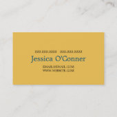 Modern Travel Agency Agent Visitekaartje (Achterkant)