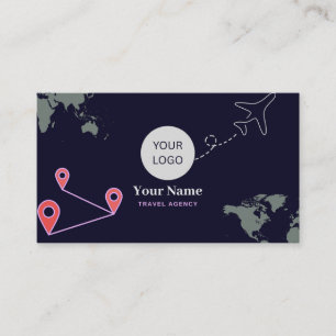 Modern Travel Agency Visitekaartje