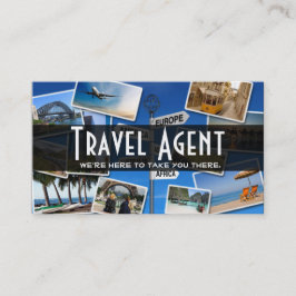Modern Travel Agent Company Visitekaartje