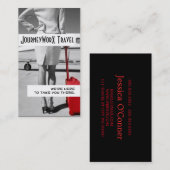 Modern Travel Agent Visitekaartje (Voorkant / Achterkant)