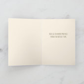 Modern Tree Floral Sympathy Quote Dragonfly Kaart (Binnen)