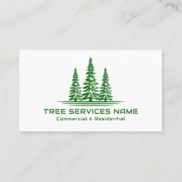 Modern Tree Logo Tree Service Visitekaartje