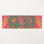 Modern Tree of Life Abstracte Kunst Kalmerende Kal Yogamat (Voorkant (horizontaal))