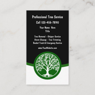 Modern Tree Trimmer Landscaping Visitekaartjes