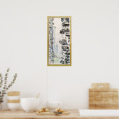 Modern Treetop City Poster (Keuken)