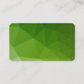 Modern Trend White Green Stripe Creative Visitekaartje (Achterkant)