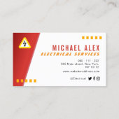 modern trendicisch visitekaartje (Achterkant)