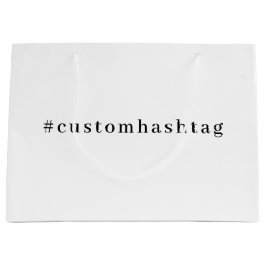 Modern Trending Hashtag Social Design Groot Cadeauzakje