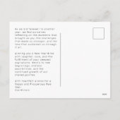 Modern Trends Nieuwjaar Cheer Foto Briefkaart (Achterkant)