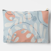 Modern Trendy Abstract Botanical Art Monogram Etui (Achterkant)