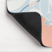 Modern Trendy Abstract Botanical Art Monogram Muismat (Hoek)