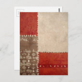 Modern Trendy Abstract Briefkaart (Voorkant / Achterkant)