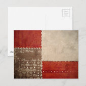 Modern Trendy Abstract Briefkaart (Voorkant / Achterkant)