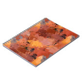 Modern Trendy Abstract Fall Colors Notitieboek (Linkerzijde)