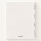 Modern Trendy Abstracte Art Waterverf Sketchbook N Notitieboek (Achterkant)