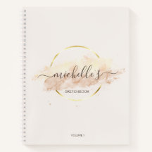 Modern Trendy Abstracte Art Waterverf Sketchbook N