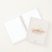 Modern Trendy Abstracte Art Waterverf Sketchbook N Notitieboek (Binnen)