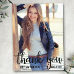 Modern Trendy Afstuderen dank u Afstuderen Foto Briefkaart<br><div class="desc">Modern Trendy Afstuderen Dank u Foto Briefkaart</div>