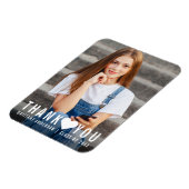 Modern Trendy Afstuderen Hartelijk dank Magneet (Linkerzijde)