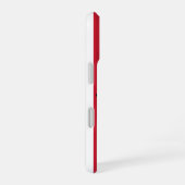 Modern trendy American Flag Baseball gepersonalise iPhone 16 Hoesje (Rechterkant)