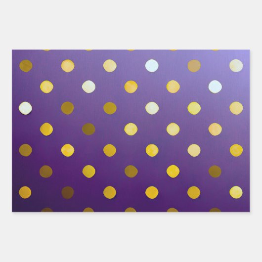 Modern Trendy Amnesty Paars Multiple Patterned Inpakpapier Vel (Voorkant 3)