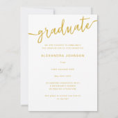 Modern Trendy Arch Foto Afstuderen Aankondiging (Achterkant)