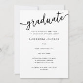 Modern Trendy Arch Foto Afstuderen Aankondiging (Achterkant)