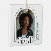 Modern Trendy Arch Photo Grad Keramisch Ornament (Rechts)