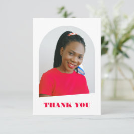 Modern Trendy Arch Pink Script Afstuderen