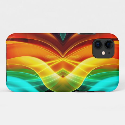 MODERN TRENDY ARTISTIEK PSYCHEDELISCH PATROON Case-Mate iPhone CASE (Achterkant (horizontaal))