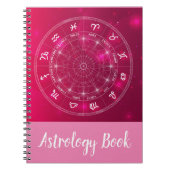 Modern trendy Astrology wielzodic Notitieboek (Voorkant)