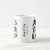 Modern Trendy AUSTRALIA Heart 10 Foto Collage Koffiemok (Center)